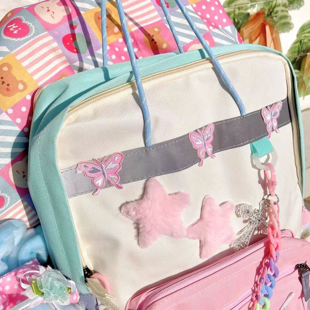 Ba Lô Đi Học y2k Hình Thỏ Dễ Thương