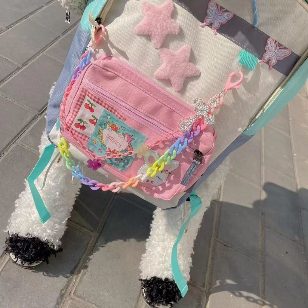 Ba Lô Đi Học y2k Hình Thỏ Dễ Thương