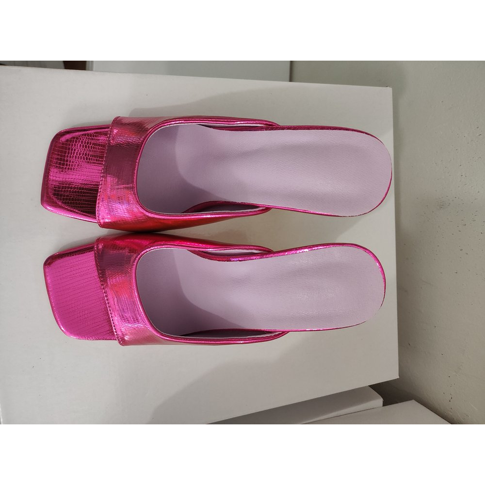 Dép Cao Gót Mũi Vuông size Lớn Thời Trang Dành Cho Nữ / size 35-41