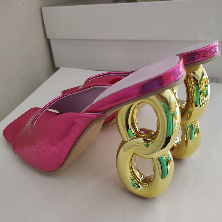 Dép Cao Gót Mũi Vuông size Lớn Thời Trang Dành Cho Nữ / size 35-41