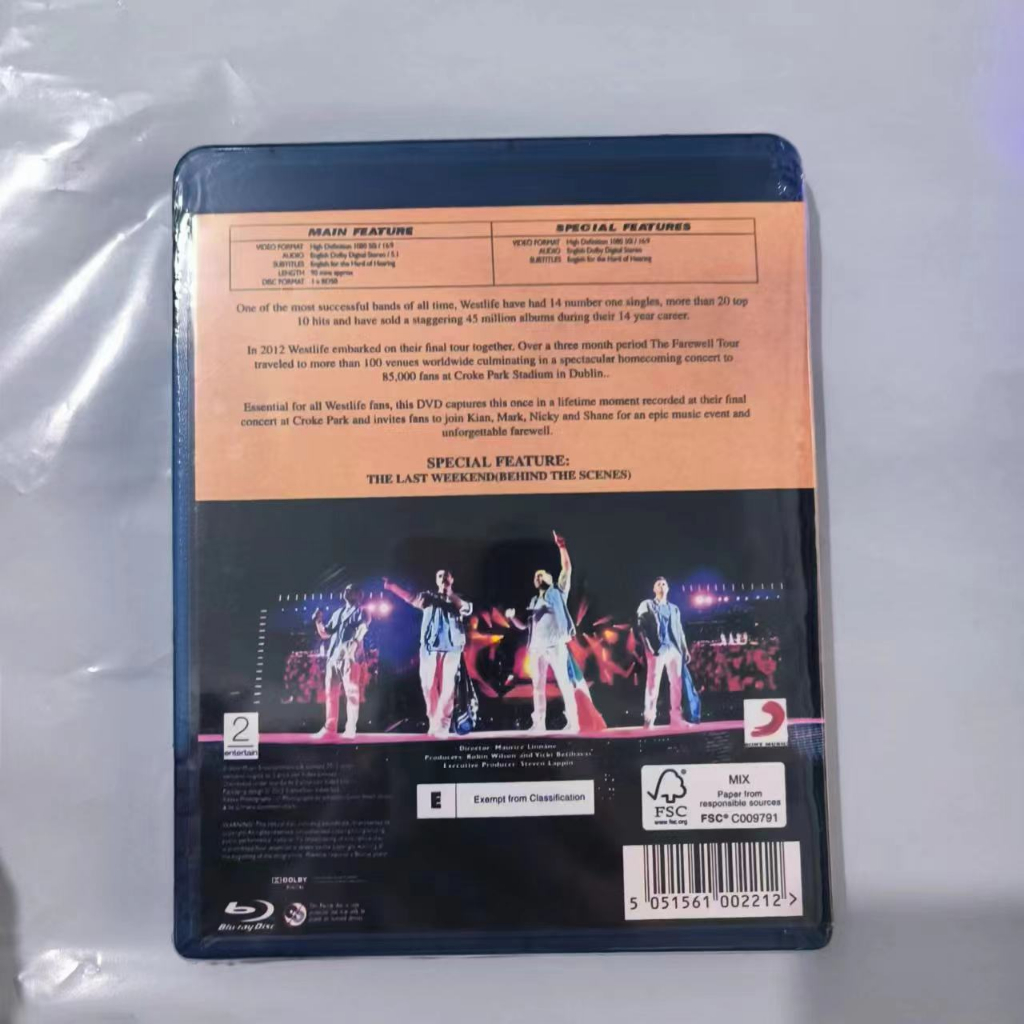 Westlife Máy Phát Tia blu-ray 25g t0917