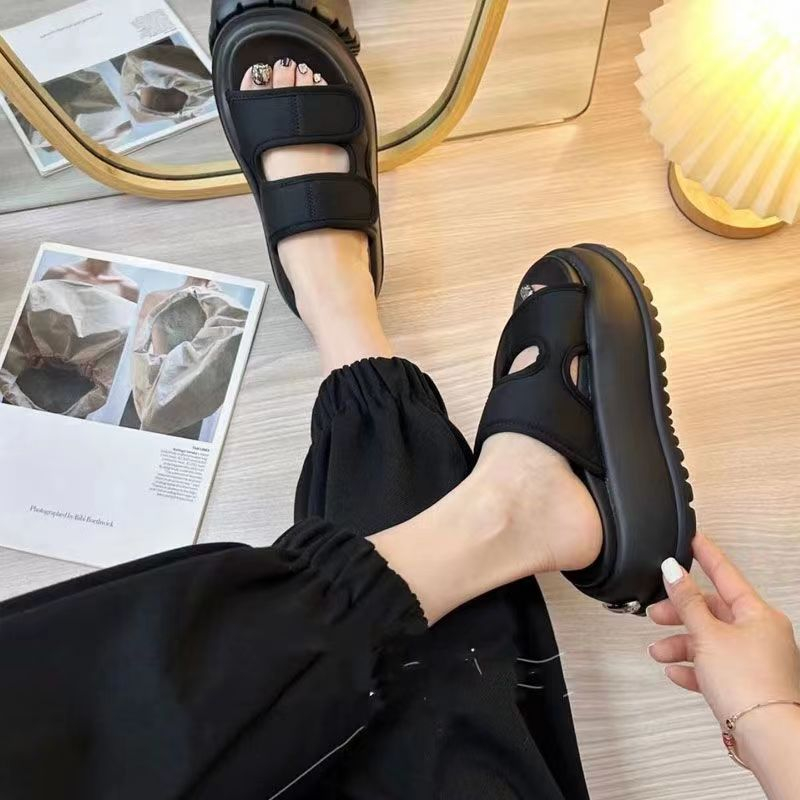 Dép thời trang thoải mái Velcro mẫu mới đế dày dép sandal đế dày