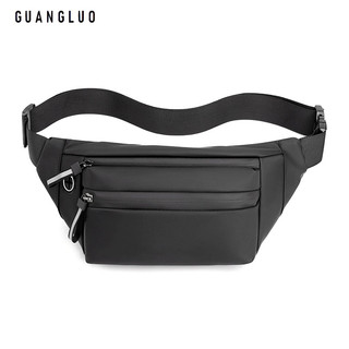 guangluo Túi Đeo Chéo Vai Bằng Vải nylon Chống Nước Màu Trơn Thời Trang Mới Cho Nam