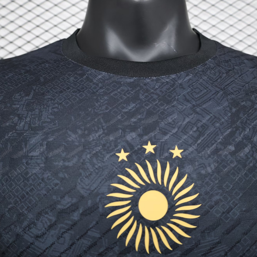 Áo Thun Đá Banh Màu Đen Size 23 / 24 argentina Cho Nam #10 Áo Bóng Đá Phiên Bản Phát Nhạc Phiên Bản Bóng Đá