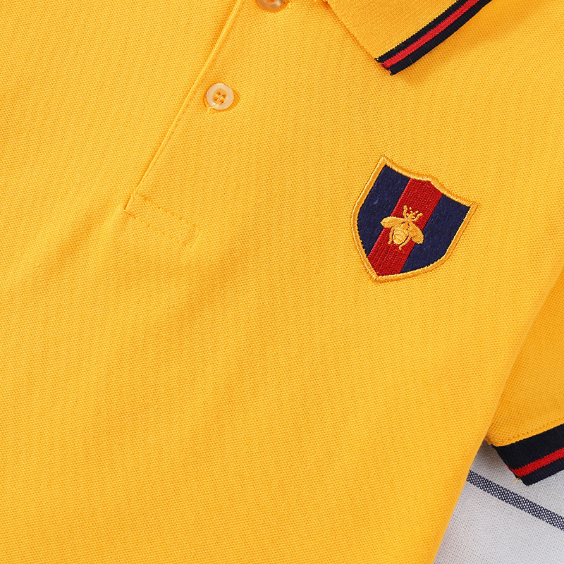 Áo Sơ Mi cotton Có Cổ Thời Trang Hàn Quốc Dành Cho Bé Trai