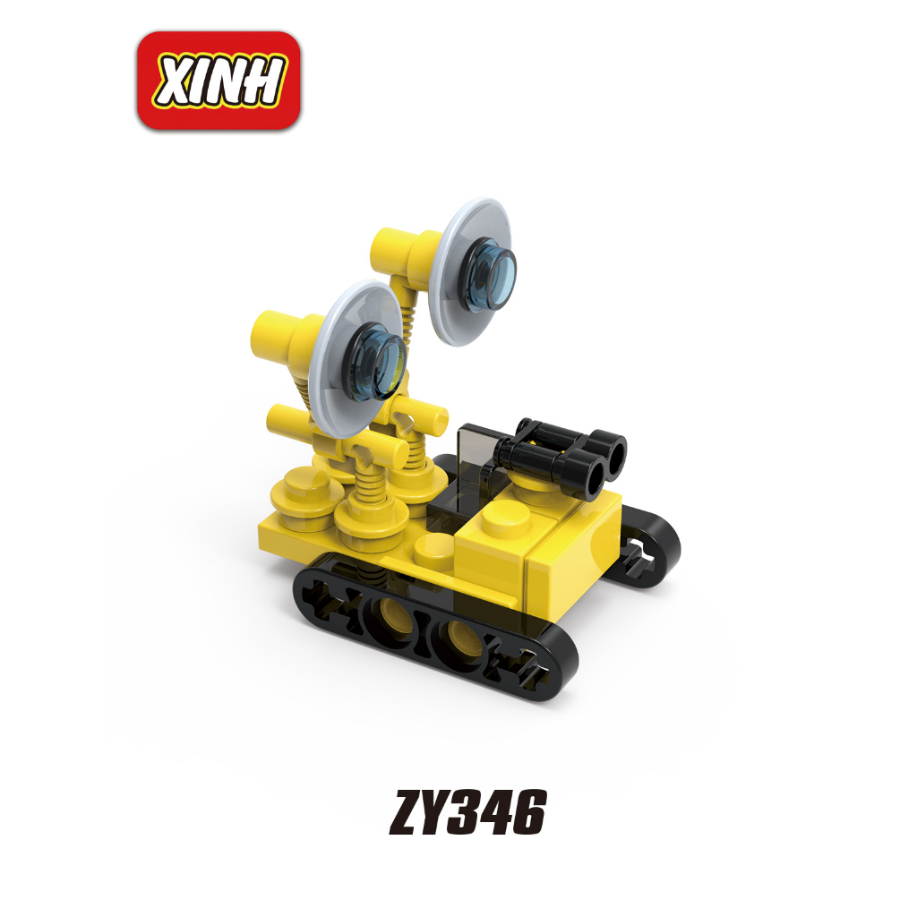 Bộ Đồ Chơi Lắp Ráp Xe Công Trường Cho Bé