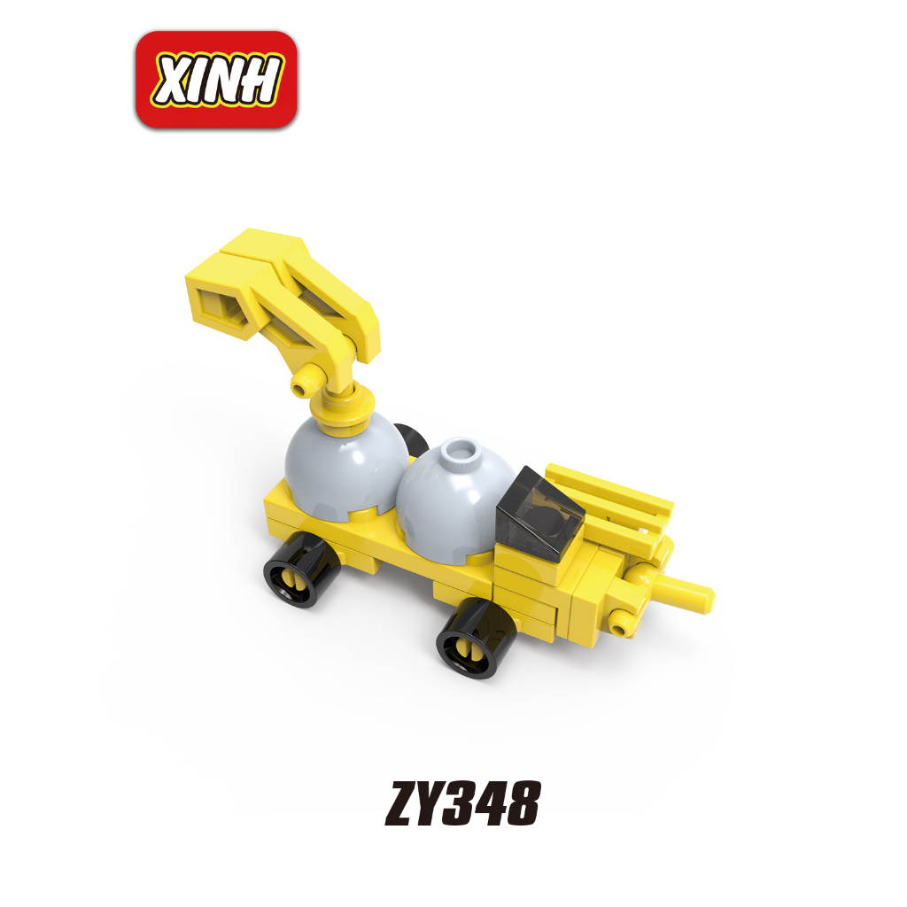 Bộ Đồ Chơi Lắp Ráp Xe Công Trường Cho Bé
