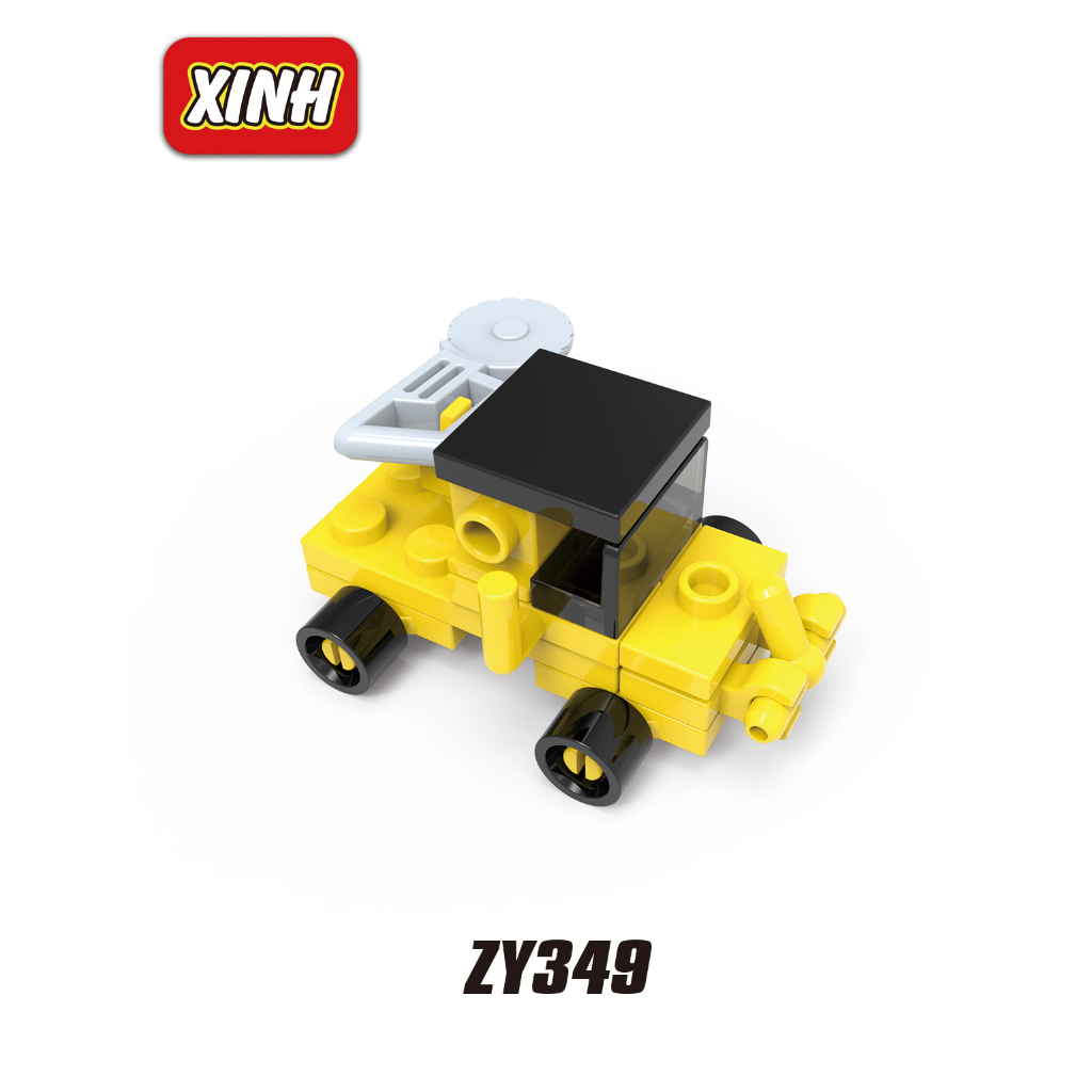 Bộ Đồ Chơi Lắp Ráp Xe Công Trường Cho Bé