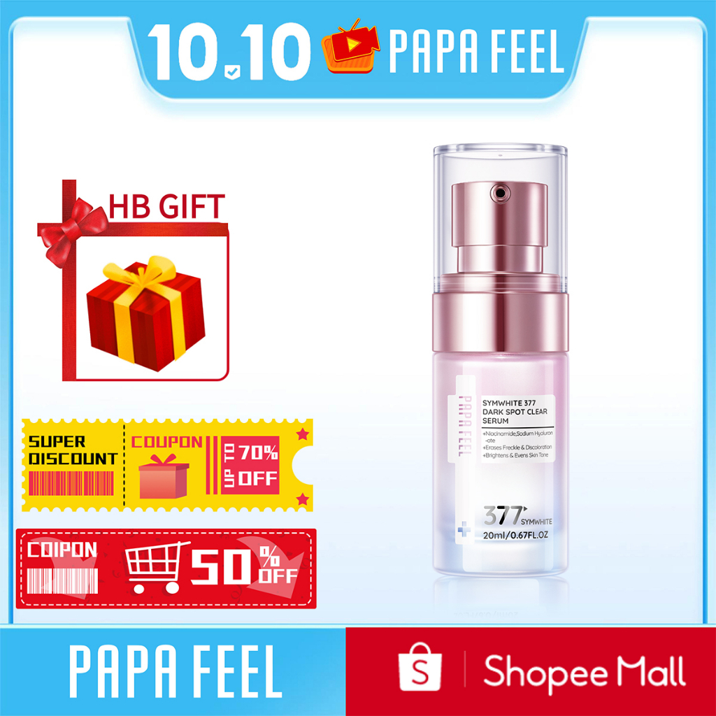 Giảm mụn giảm thâm Serum cải thiện đốm đen SymWhite 377 PAPA FEEL 20ml