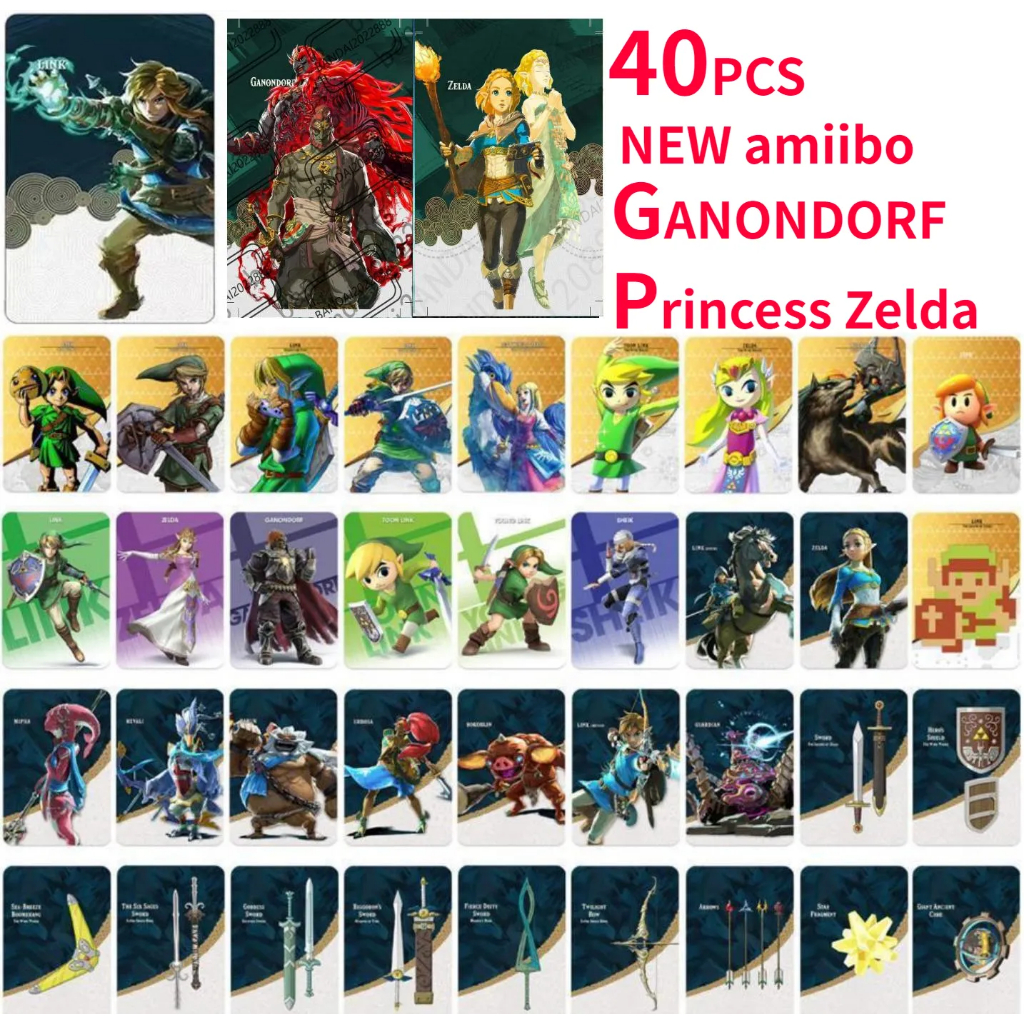 Thẻ Chơi Game switch amiibo zelda breath of the wild amxxbo ns switch