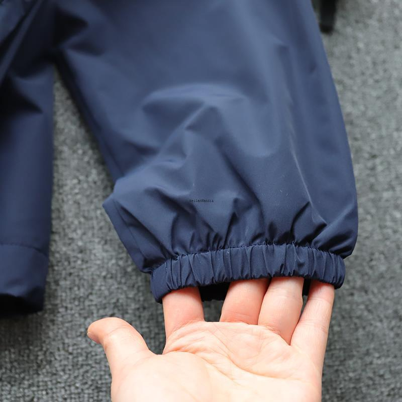 EERSHENSHI Áo Khoác Chống Gió Chống Thấm Nước Có Mũ Trùm Phối Khóa Kéo Thời Trang Dành Cho Nam