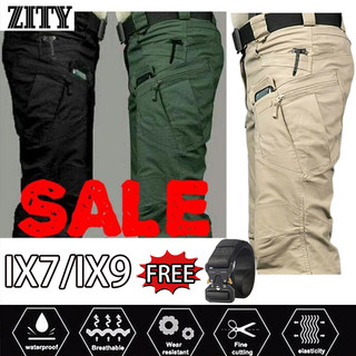 ZITY Quần lính chiến thuật nhiều túi, phong cách lính Mỹ Quần Hàng Hiệu Chiến Thuật Cho Nam Màu Xám ix7