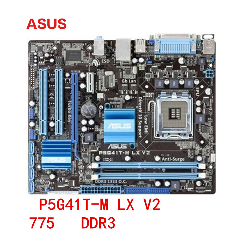 Bảng Mạch Chủ asus p5g41t-m lx v2 775-pin g41 p5g41c-m lx lx3 plus