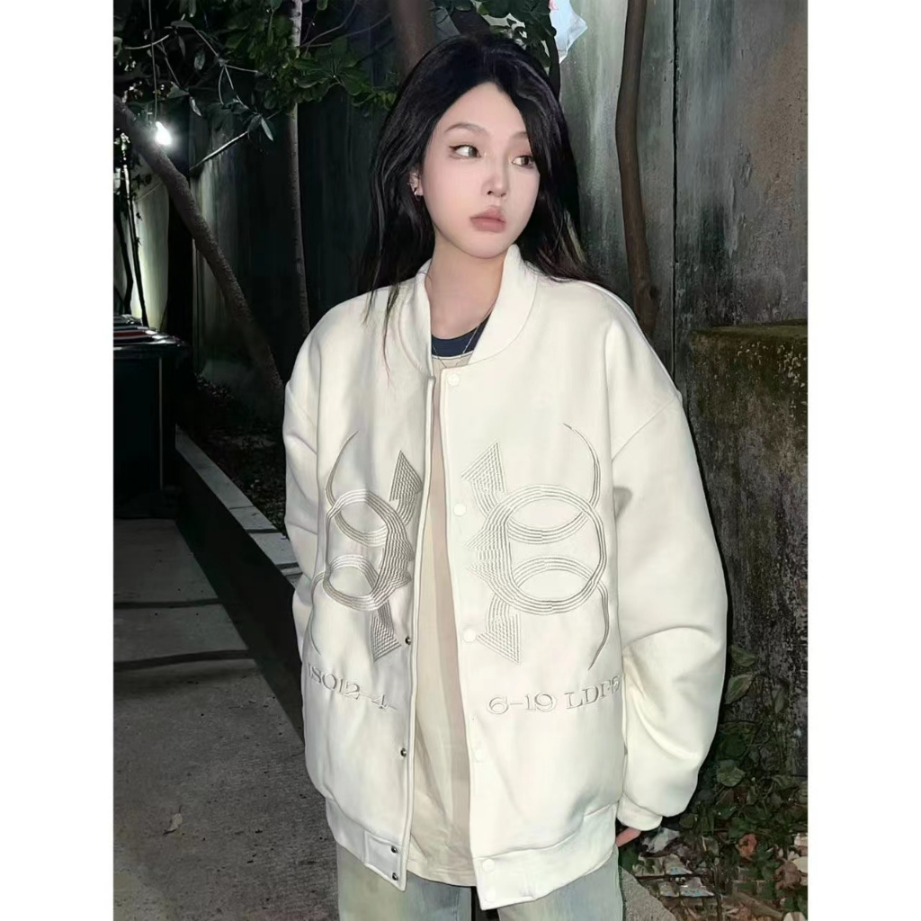Áo Khoác Bóng Chày Thiết Kế Mới Thời Trang Theo Phong Cách Hàn Quốc Dành Cho Nữ