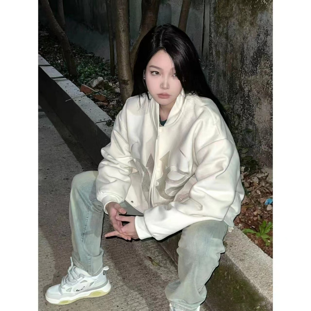 Áo Khoác Bóng Chày Thiết Kế Mới Thời Trang Theo Phong Cách Hàn Quốc Dành Cho Nữ