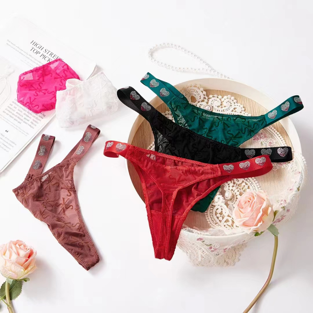 Victoria secret Quần Lót Ren Không Đường May Quyến Rũ Cho Nữ