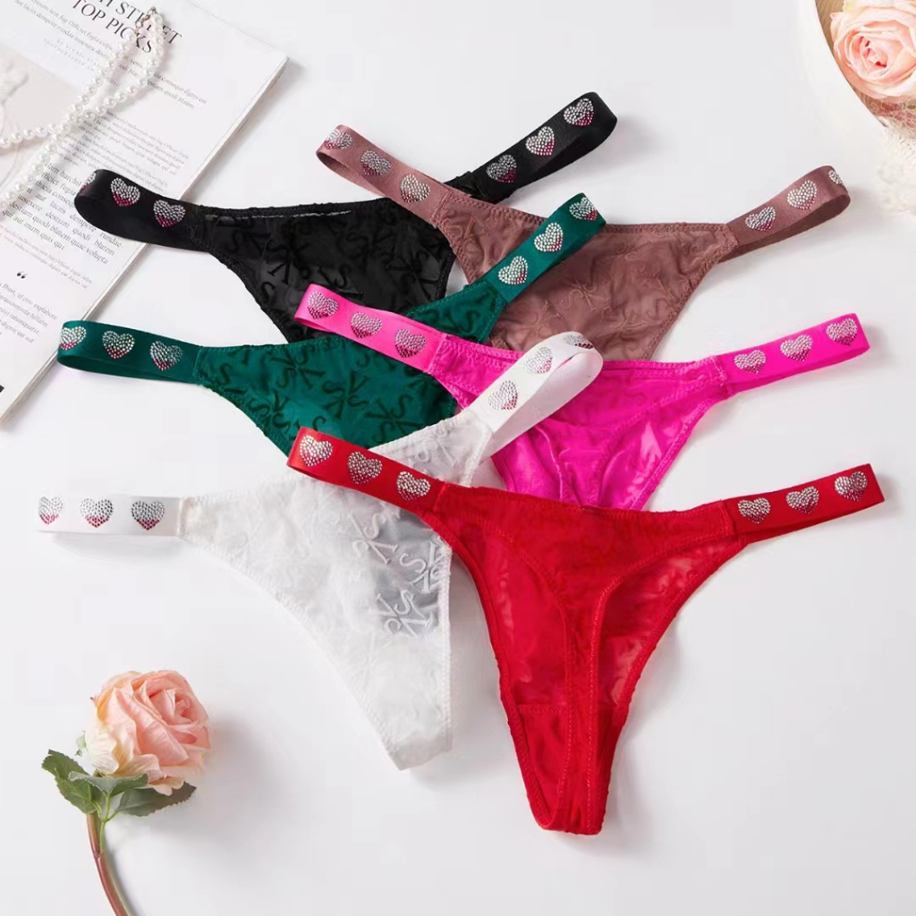 Victoria secret Quần Lót Ren Không Đường May Quyến Rũ Cho Nữ