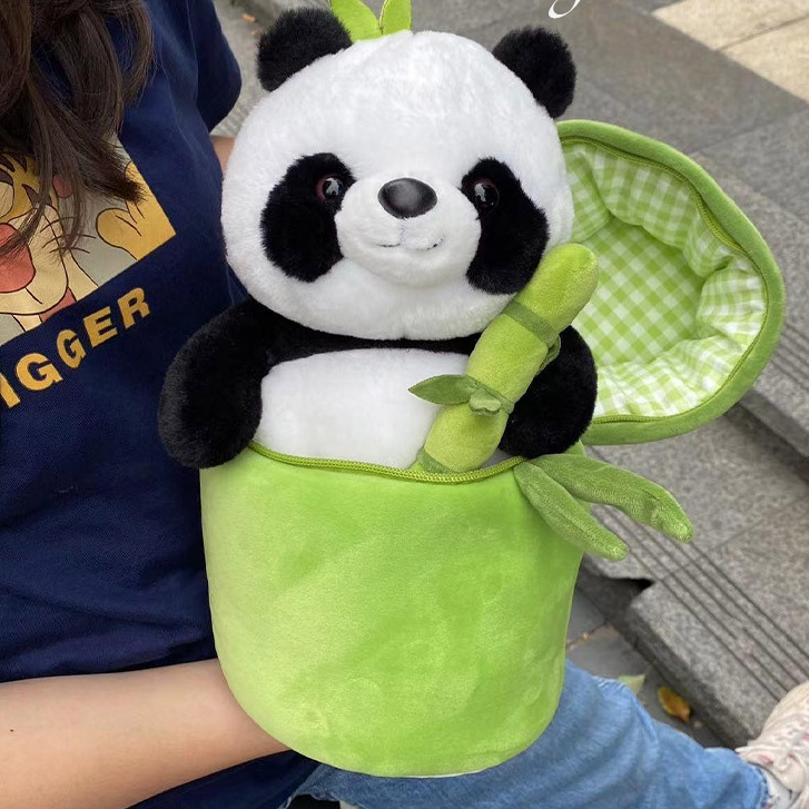 Mr.Puffer Thú Nhồi Bông Hình Gấu Trúc Dễ Thương