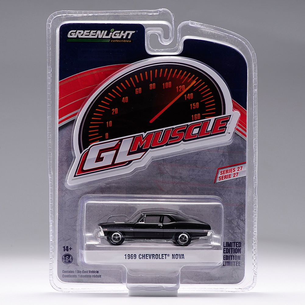 Mô Hình Xe Hơi chevrolet nova die 1969 Bằng Hợp Kim Tỉ Lệ 1: 64