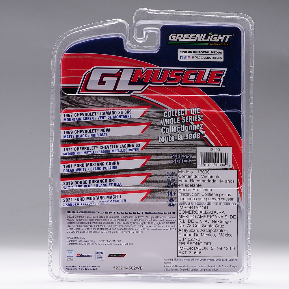 Mô Hình Xe Hơi chevrolet nova die 1969 Bằng Hợp Kim Tỉ Lệ 1: 64