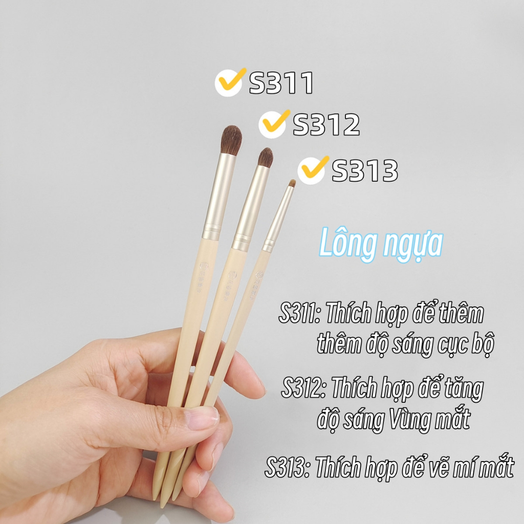 Cọ phấn mắt Hình nón Cọ Mí Mắt Cọ Mũi quanh mắt Cải thiện độ bóng Lông động vật