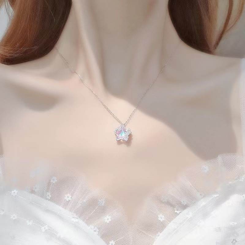 Set 3 vòng cổ zhenting mặt hình bóng bay mặt trăng ngôi sao ngọt ngào cho nữ