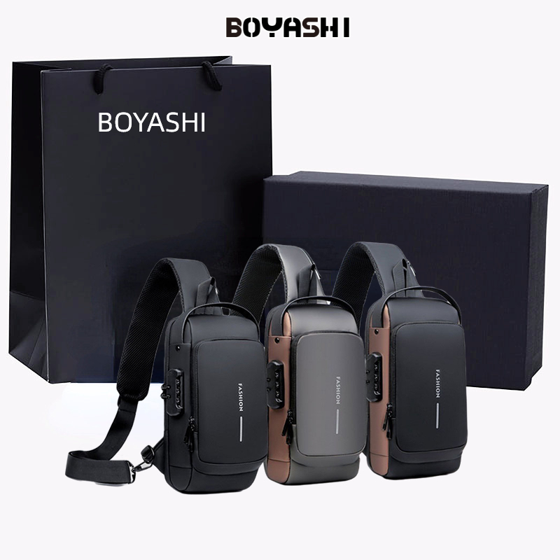 BOYASHI Túi Thể Thao Đa Năng Chống Trộm Chống Thấm Nước Chất Lượng Cao Cho Nam