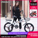 Nurgaz Xe Đạp Thể Thao Nam Nữ Gấp Gọn Siêu Nhẹ 16 Inch