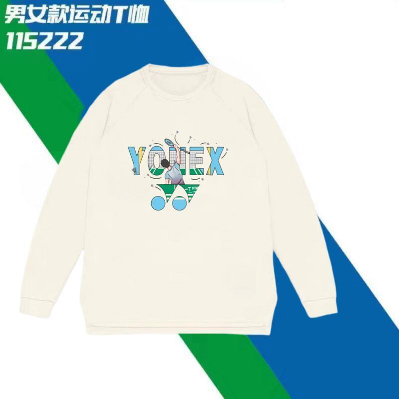 Yonex Áo Thun Thể Thao Dài Tay Thoáng Khí Mau Khô Cho Nam Nữ