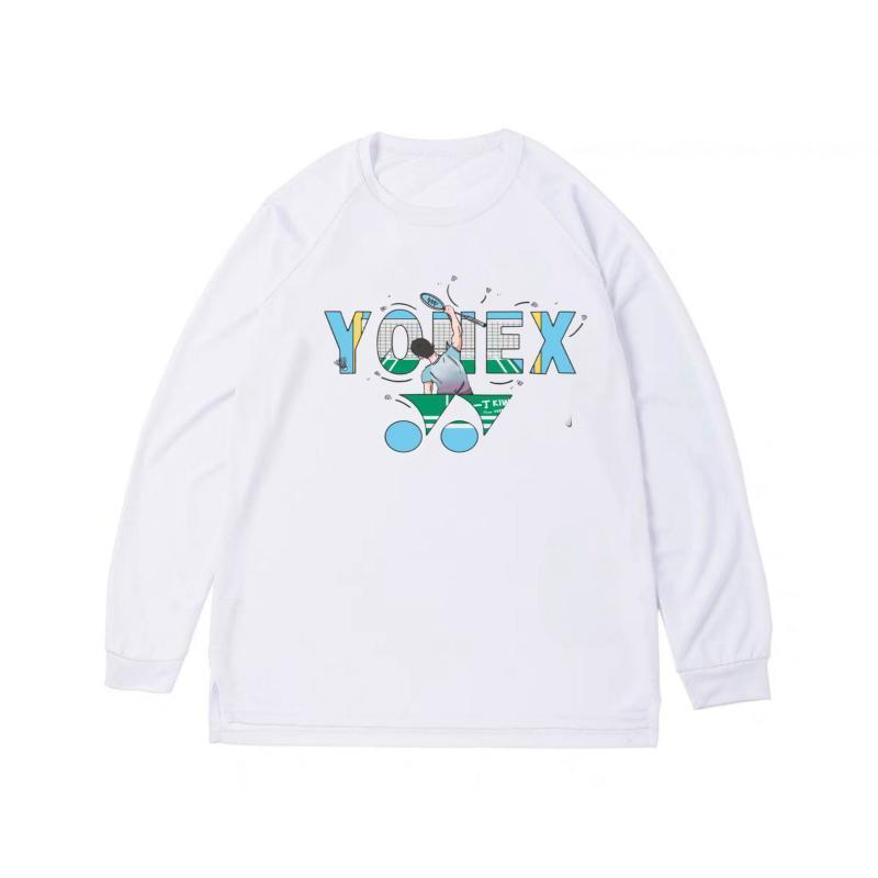 Yonex Áo Thun Thể Thao Dài Tay Thoáng Khí Mau Khô Cho Nam Nữ