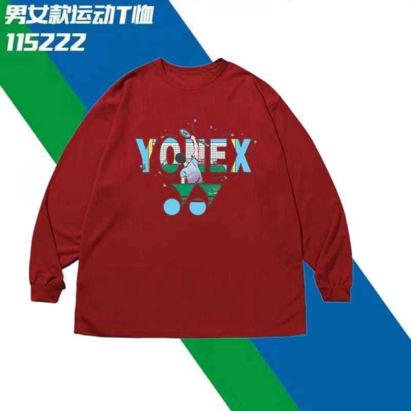 Yonex Áo Thun Thể Thao Dài Tay Thoáng Khí Mau Khô Cho Nam Nữ
