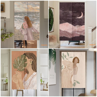Rèm Cửa Nhà Bếp Phong Cách Nhật Bản Tự Dính Họa Tiết Hoạt Hình Rèm cửa phòng phong cách Nhật Bản Thanh rèm nhà bếp nửa rèm cho lối vào phân vùng Rèm cửa phong thủy Phim hoạt hình Rèm cửa tự dính