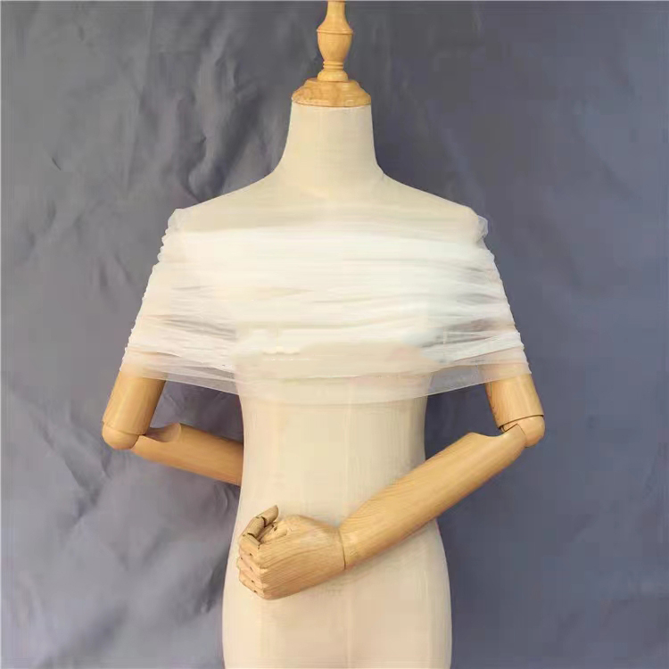 Vỏ Áo Choàng Vai Vải Tuyn Cho Cô Dâu