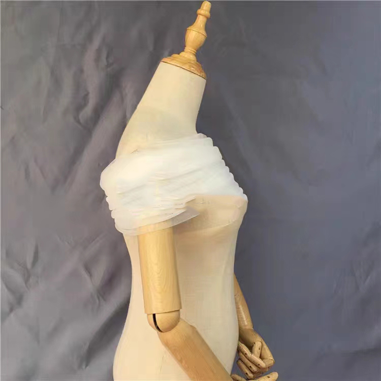 Vỏ Áo Choàng Vai Vải Tuyn Cho Cô Dâu