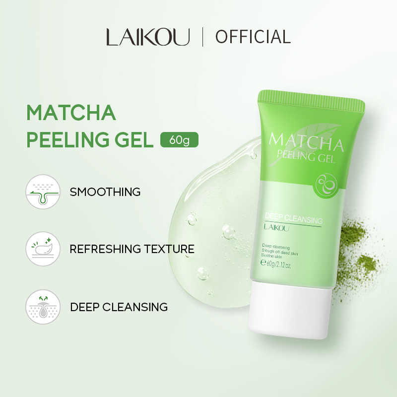 Mặt nạ gel chiết xuất trà xanh làm sạch sâu loại bỏ mụn đầu đen LAIKOU 60g