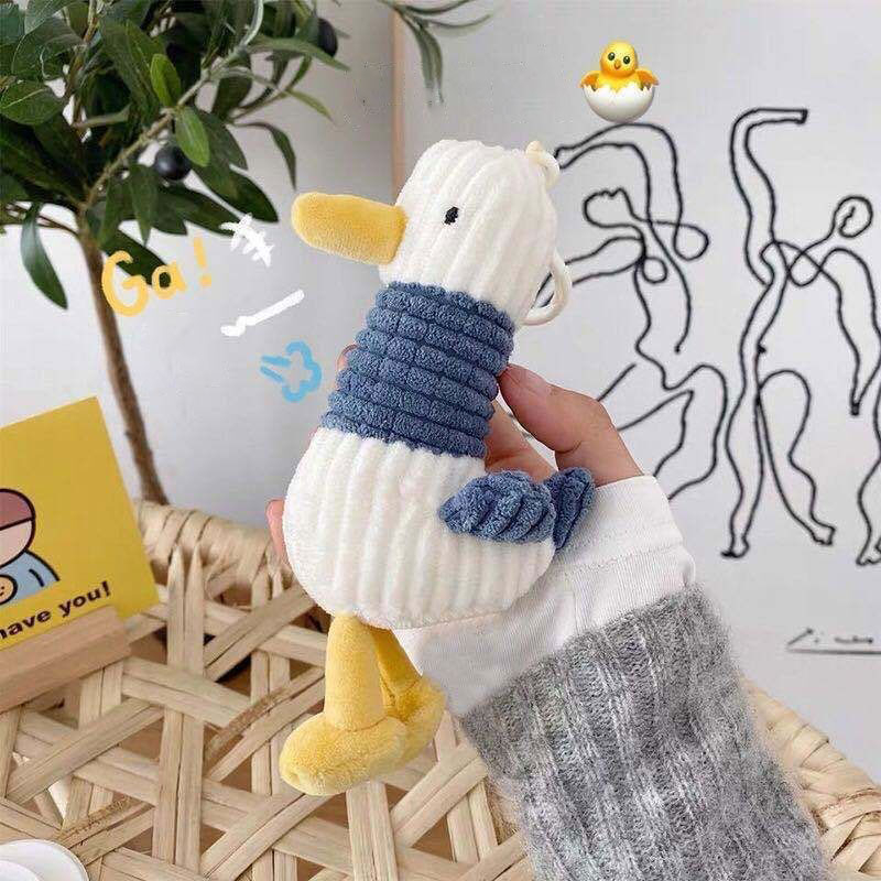 Móc khóa LAZ JOHNN vịt nhồi bông dễ thương