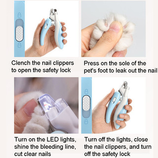 Kềm Cắt Móng Có Đèn led Cho Thú Cưng