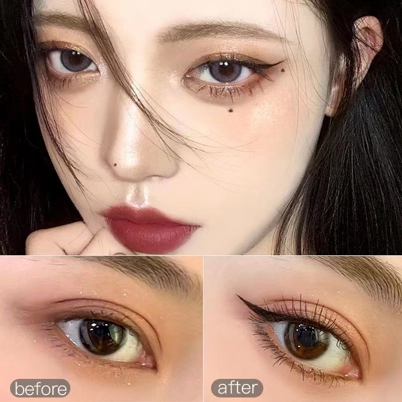 Bút Kẻ Mắt novo Nhanh Khô Chống Thấm Nước Không Dễ Lem Nhòe Đen