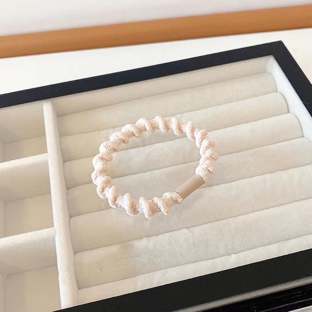 Thời Trang Dây Buộc Tóc Cao Su Co Giãn Siêu Bền Cho Nữ