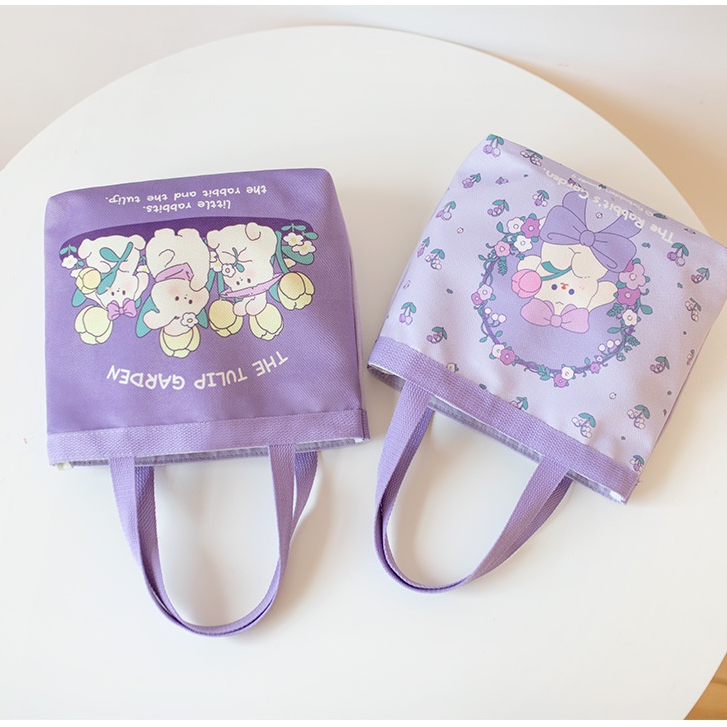 Túi Xách Hàn Quốc Họa Tiết Thỏ Hoạt Hình Thời Trang Mới 2023 Cho Bé 2023