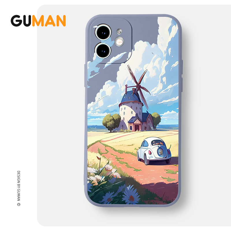 Ốp lưng GUMAN mềm độc lạ dễ thương đẹp Cho iPhone 15 14 13 12 11 Pro Max SE 2020 X XR XS 8 7 ip 6S 6 Plus kute xyb2370