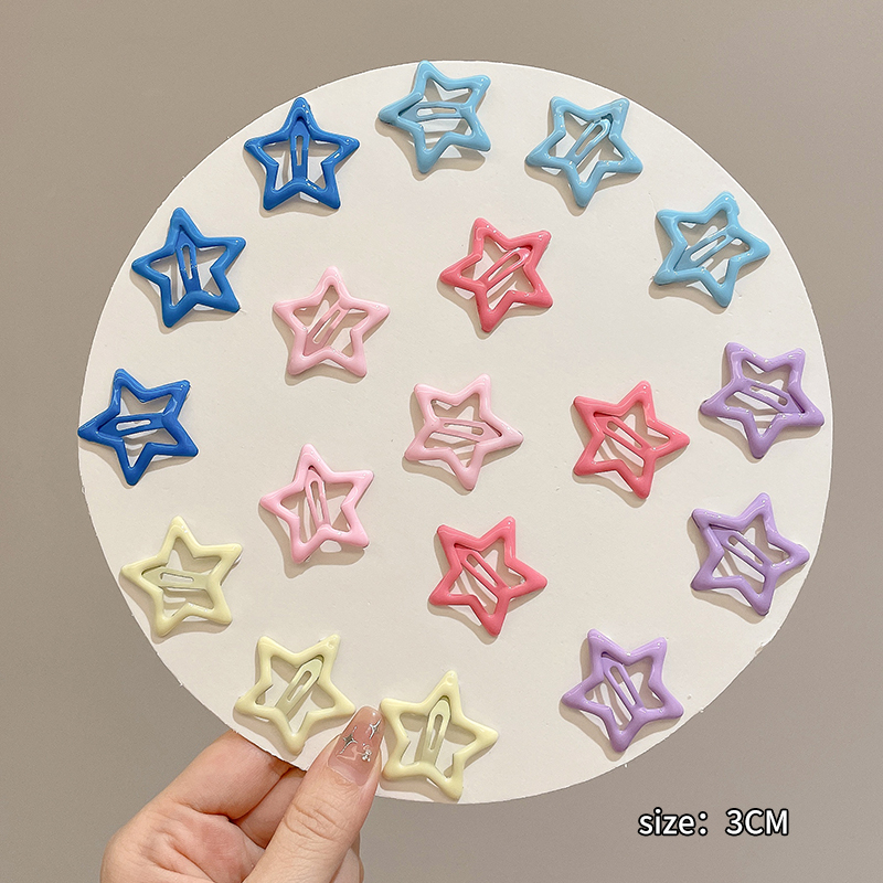 Kẹp Tóc Ngôi Sao y2k dopamine vitality Dễ Thương Cho Bé Gái