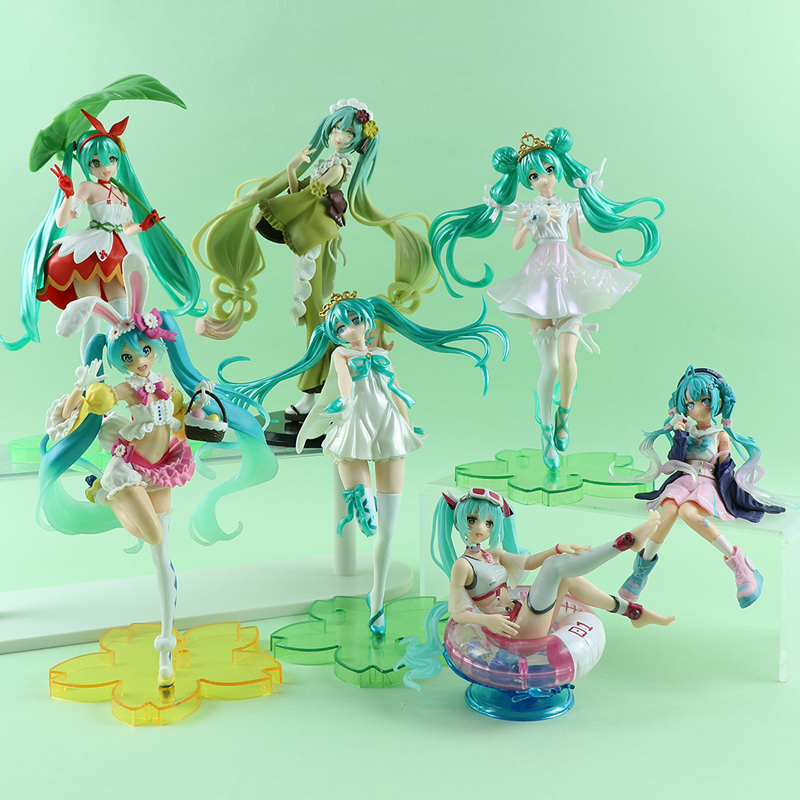 Mô Hình Ca Sĩ Ảo hatsune miku Lá Sen Đang Ngủ Bằng pvc 23 Phong Cách Làm Quà Tặng Sưu Tầm