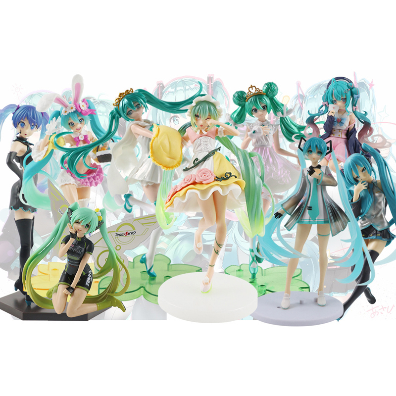 Mô Hình Ca Sĩ Ảo hatsune miku Lá Sen Đang Ngủ Bằng pvc 23 Phong Cách Làm Quà Tặng Sưu Tầm