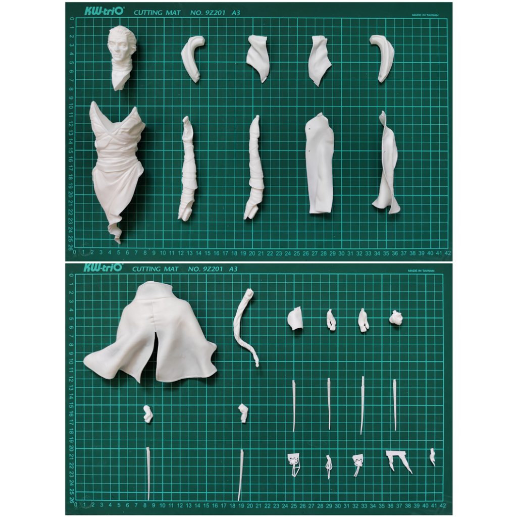 Bộ Mô Hình phantom butterfly unpainted garage Bằng Nhựa resin gk