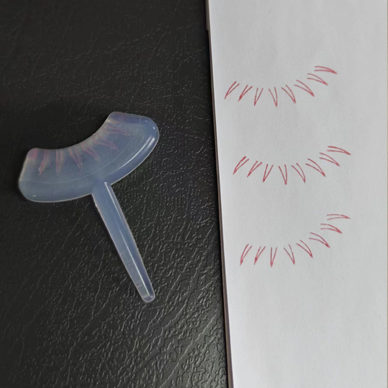Con Dấu Trang Điểm Lông Mi Tự Nhiên Bằng silicone Tái Sử Dụng Linh Hoạt