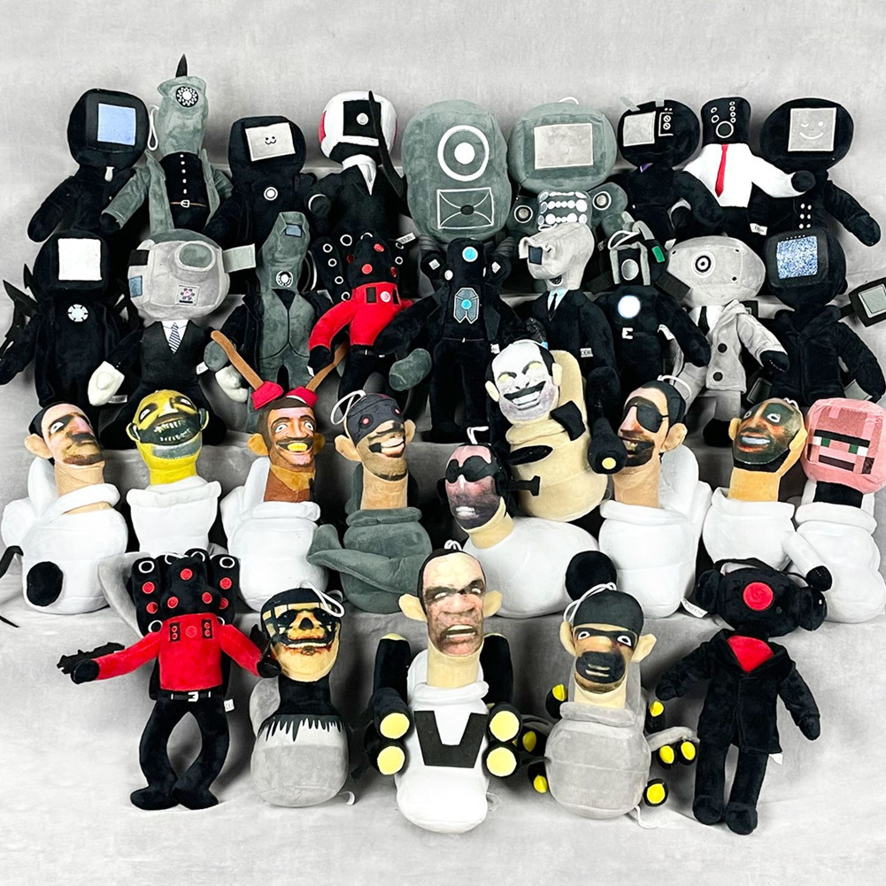 Đồ Chơi Skibidi Toilet Nhồi Bông Bằng Lông Nhung Dễ Thương Xinh Xắn Bộ Đồ Chơi Nhồi Bông Đi Vệ Sinh Skibidi Và Loa Cho Trẻ Em Và Bộ Sưu Tập Máy Ảnh!