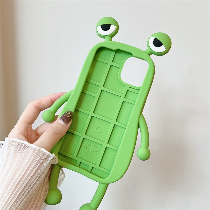 Ốp Điện Thoại Silicone Hình Ếch Xanh Cho iPhone XS Max 11ProMax 12ProMax 13ProMax 14ProMax 15ProMax 6plus 7plus 8plus XR