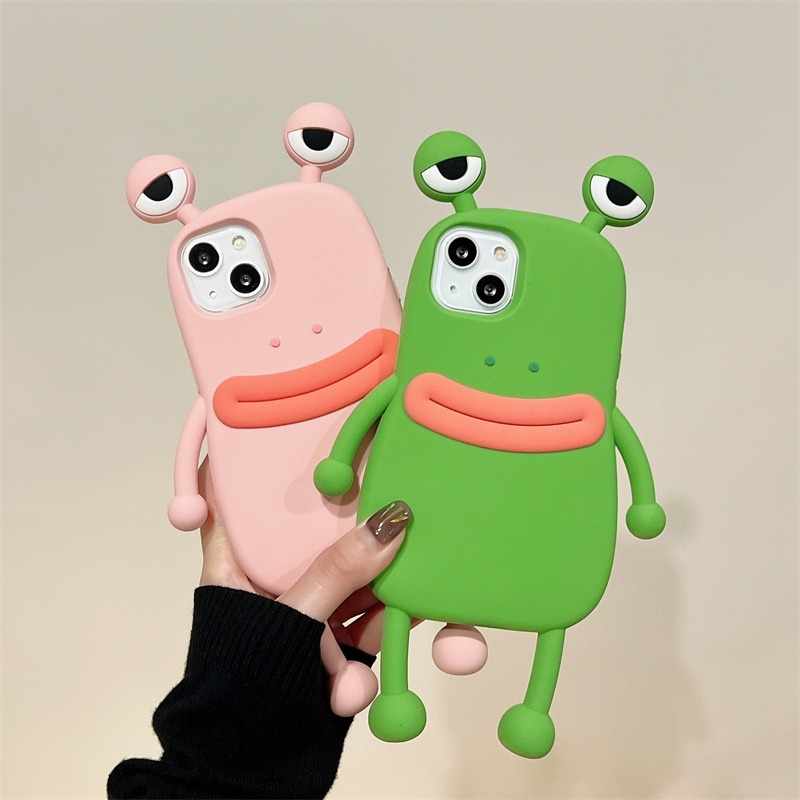 Ốp Điện Thoại Silicone Hình Ếch Xanh Cho iPhone XS Max 11ProMax 12ProMax 13ProMax 14ProMax 15ProMax 6plus 7plus 8plus XR
