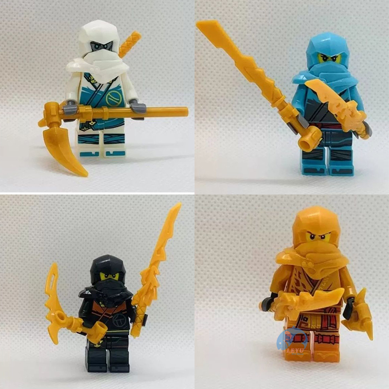 Mô Hình Đồ Chơi Xây Dựng ninjago 8 Trong 1 Có Hộp Trưng Bày Giáo Dục Trẻ Em